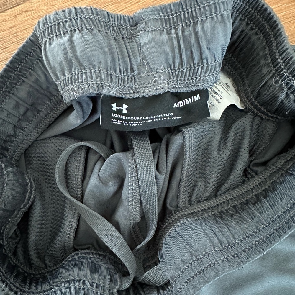 Under Armour Men's Medium Gray Athletic Shorts - Picture 3 of 6